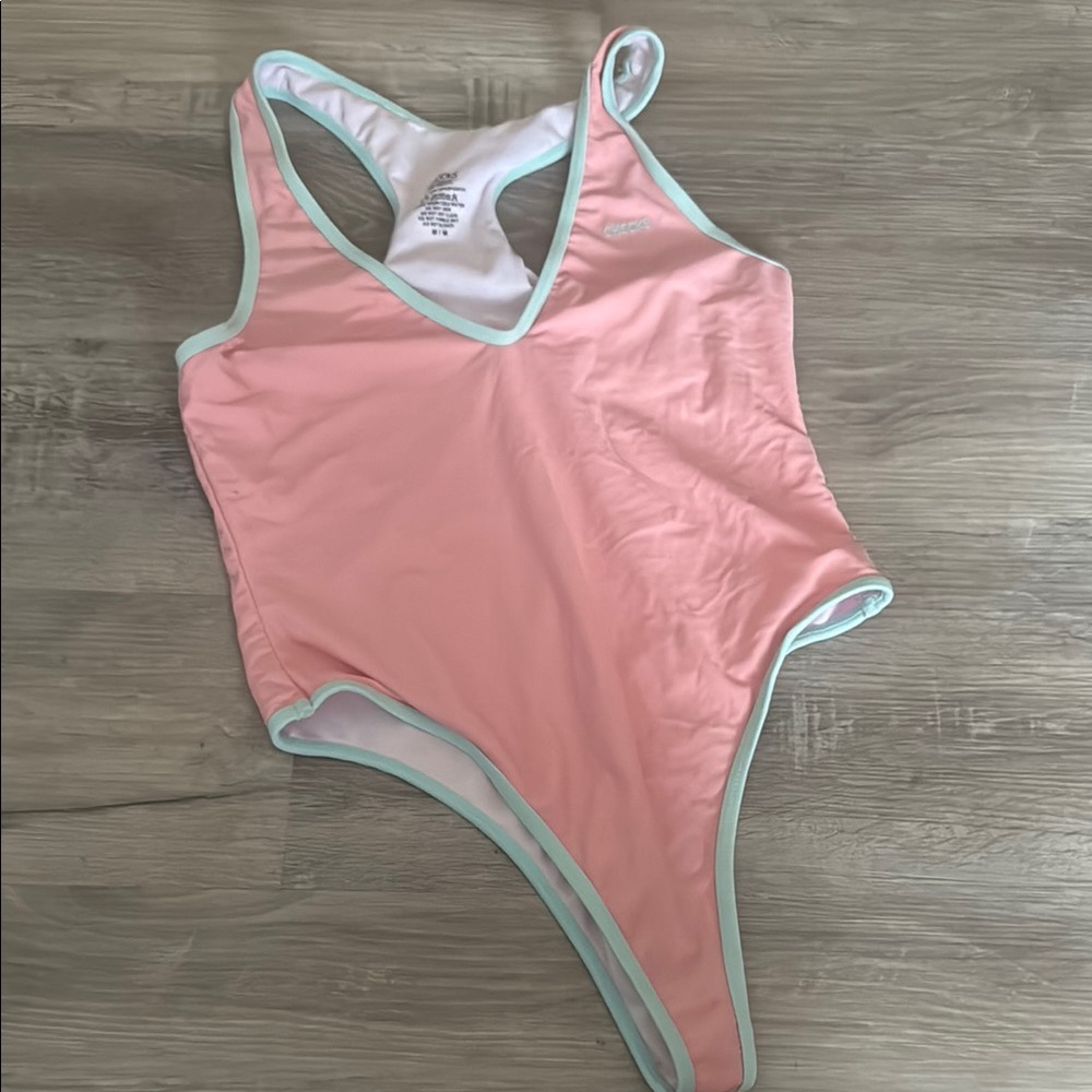 Chooks Women's Pink One Piece Swimsuit